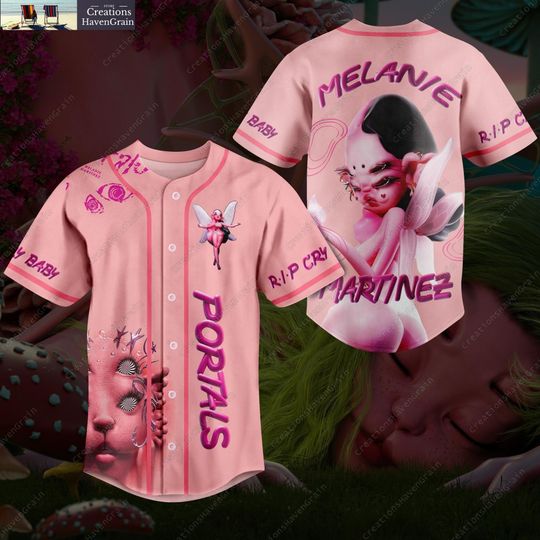 Discover Halloween Melanie Shirt, The trilogy Tour 2024 Jersey, Portals Album Baseball Jersey, American Singer Button Shirt, Melanie Music Tour