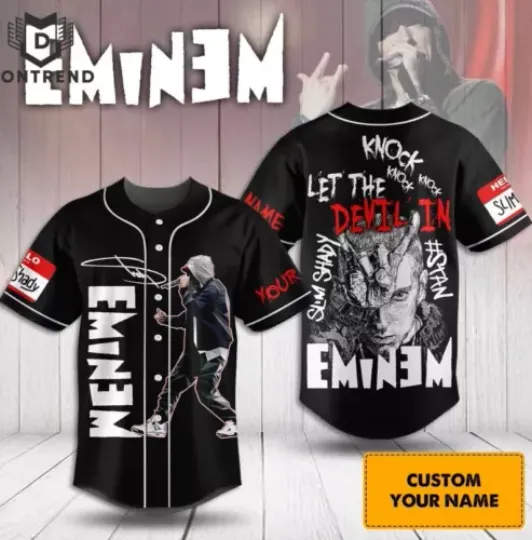 Eminem,  Let The Devil In Baseball Jersey