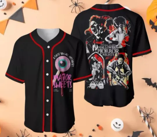 Discover Comfort Colors Halloween HN Baseball Jersey,Halloween