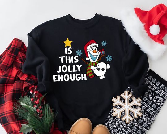 Olaf Christmas Sweatshirt, Disneyland Christmas Sweatshirt
