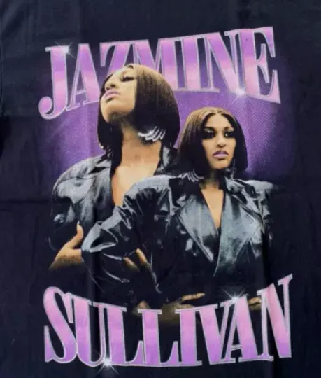 Discover vintage Jazmine Sullivan T-shirt black Short sleeve All sizes