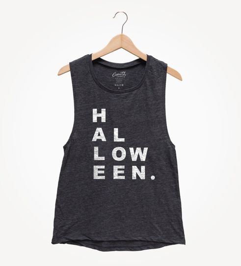 Discover Halloween Shirt Women - Halloween Costume  - Muscle Tank Top - Funny Tank Top