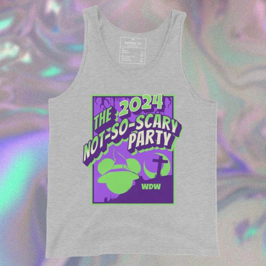 Discover Graphic Print Tank Top - Disney World Not So Scary Halloween Party