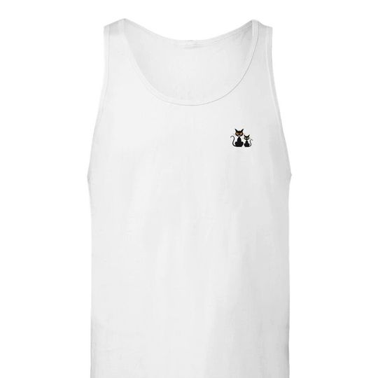 Premium unisex tank top with cat motif! Many beautiful colors available