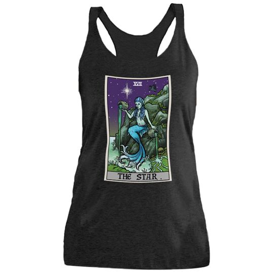 Discover The Star Tarot Card Tank Top Halloween Tank Top Women Witch Tank Tops