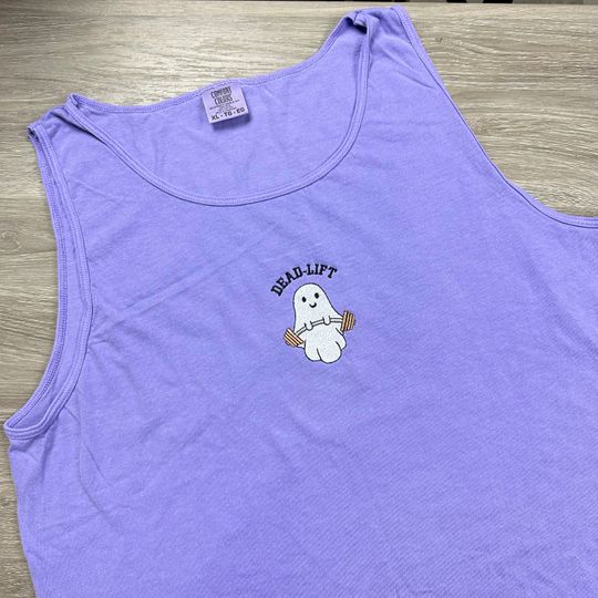 Discover Ghost Dead Lift Pun Tank Top | Halloween  |  Halloween Tank Top
