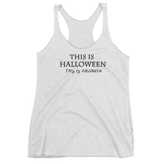 Jack Skellington This is Halloween Tank Top Nightmare Before Christmas Song Tank Top
