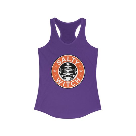 Discover Salty Witch Coffee, Women's Racerback Tank Top