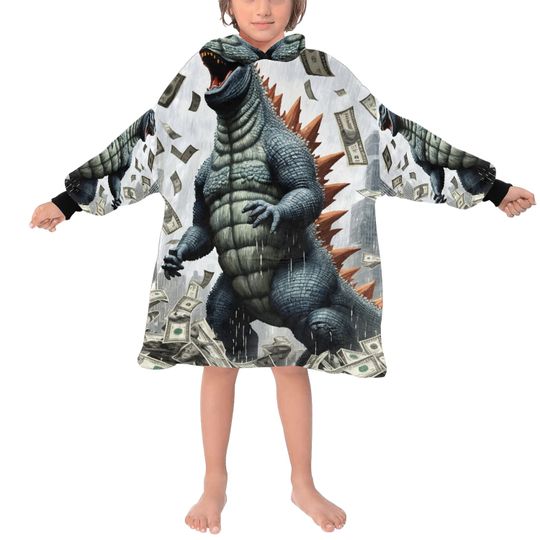 Blanket Hoodie god zilla Gojira Kaiju