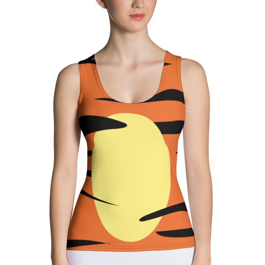 Discover Lovable Children Story Tiger Running Costume Tank Top