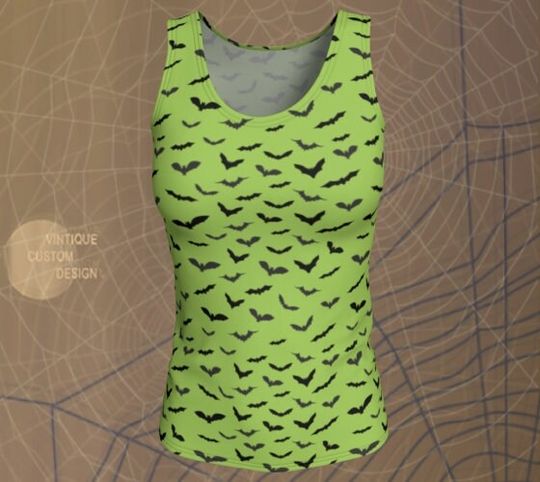 Discover HALLOWEEN BATS TOP Tank Top Womens Tank Top for Halloween Tank Top