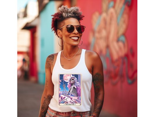 Discover Tarot Tank Top, crafts, craft lover, art lover, leisure wear, cu tee