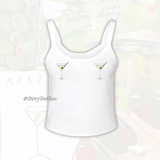 Discover Dirty Martini Nips Ribbed Tank Top Halloween Costume Birthday Gift Bachelorette Part