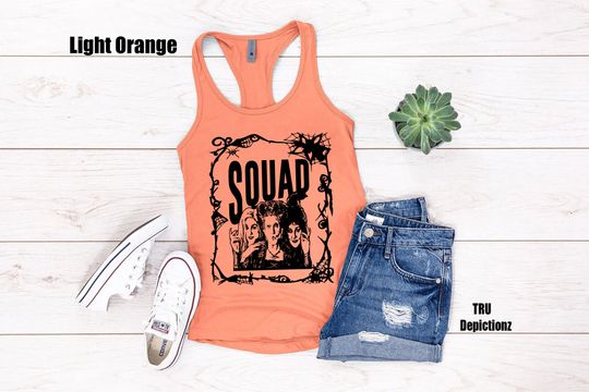 Sanderson Sisters Halloween Tank Top||Witch and Magic Halloween Tank Top||Ladies Halloween Tank top