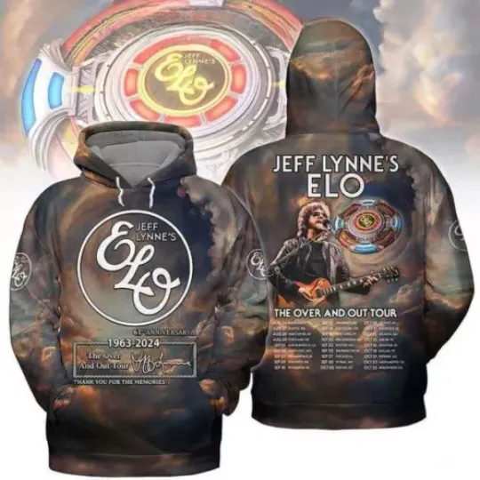 Jeff Lynne’s Elo 61st Anniversary Thank You Tour 2024 Hoodie