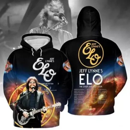 ELO Of Jeff Lynne’s The 2024 Tour Hoodie