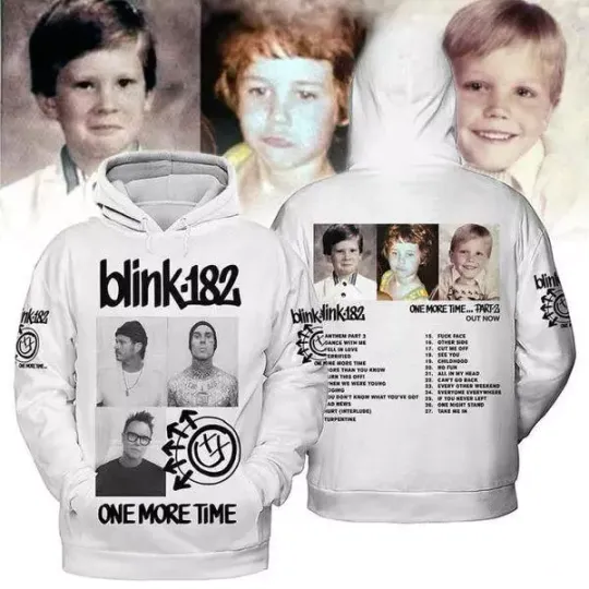 B182 One More Time Album Out Now 2024 Hoodie
