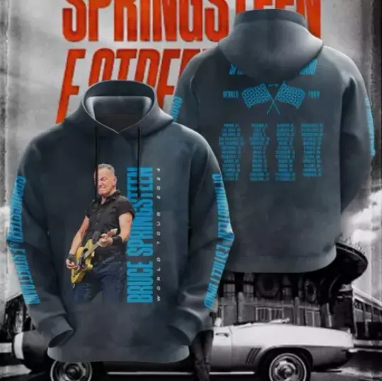 Bruce Springsteen & E Street Band 2024 Hoodie 3D For Men Women