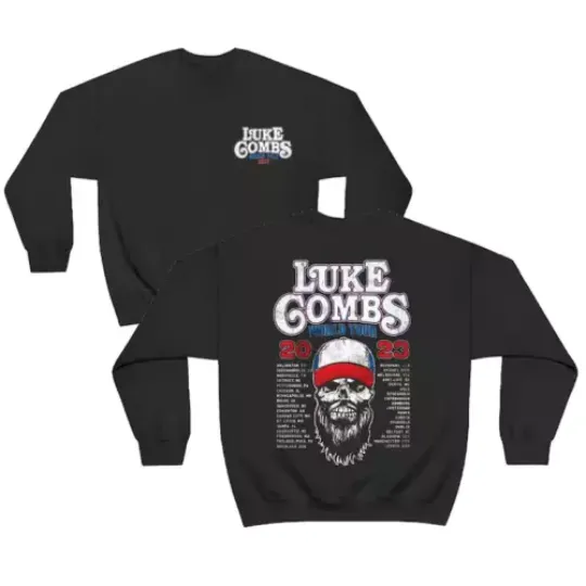 Discover Combs Luke T-Shirt Two Side  World Tour Sweatshirt Gift Fans