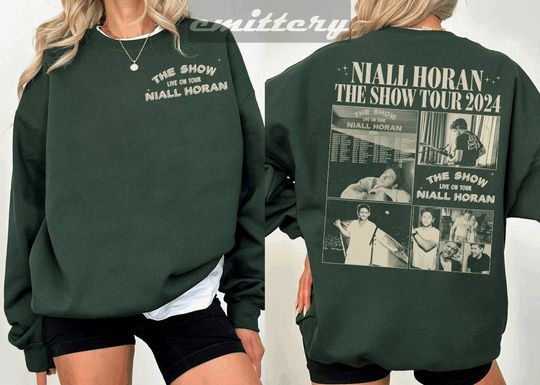 Niall Horan Double-Sided The Show Tour Tee, Live on Tour 2024 Graphic Tee, Niall Horan Gift for Men and Women