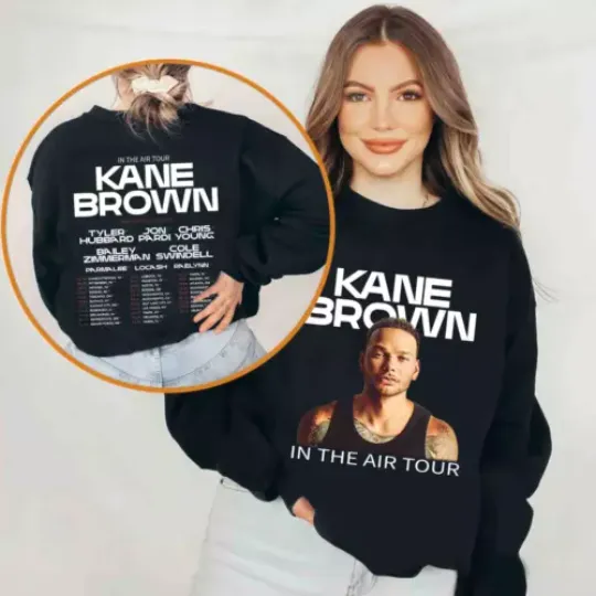 Kane Brown In The Air Tour 2024 Sweatshirt Unisex All sizes For Fans