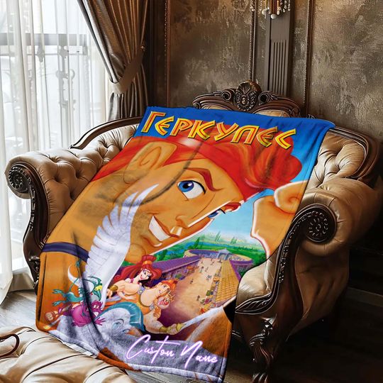 Discover Halloween Blanket Gift Blanket Hercules Custom Name Blanket Throw Flannel Blanket Personalized Birthday Gift.
