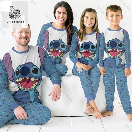 Christmas Stitch Pajamas Family, Lilo And Stitch Pajamas