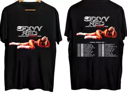 Discover Sexyy Red Hood Hottest Princess Tour Tickets Merch Shirt