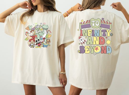 To Infinity and Beyond, Matching Dad Mom Tees, Family Trip Besties Shirt, Disney Toy Story Movie Characters Shirt