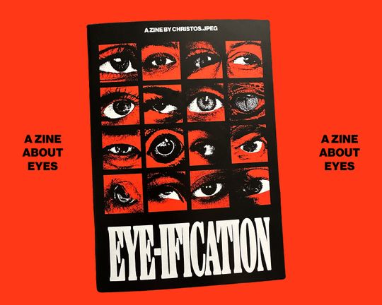 Discover Eye-ification: A Zine about Too Many Eyes Art Zine Indie Design Magazine