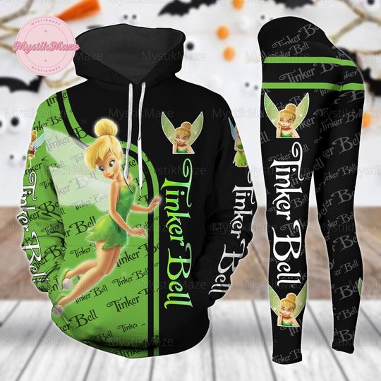 Halloween Tinker Bell Hoodie Legging, Fairy Magical Shirt, Disneyland Tinker Bell Merch, Magic Kingdom Shirt, Disney Birthday Gift