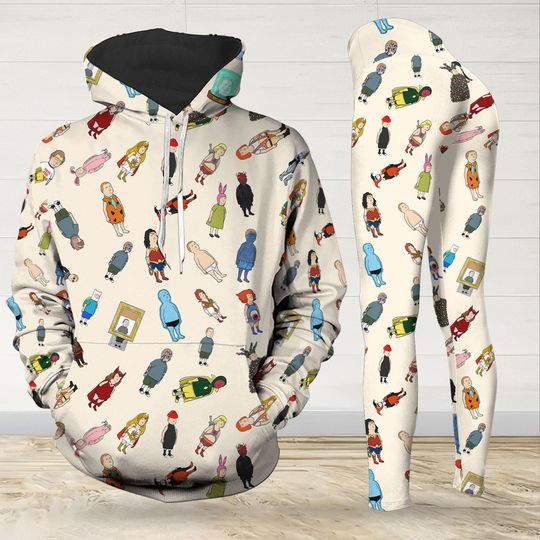 Bobby Hill Hoodie And Leggings, Hoodies For Men Women, Movie Womens Leggings, Birthday Gift For Fan, Fox King Of The Hill Gym Leggings