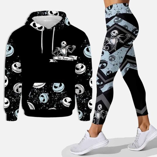 Custom Jack Skellington Hoodie And Leggings, Rock Paper Scissors Hoodie, Nightmare Before Christmas, Disney Movie Shirt For Men Women