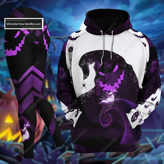 Halloween Oogie Boogie Hoodie Legging Set, Nightmare Before Christmas Movie, Disney Horror Character, Spooky Season, Boogie Man Gift