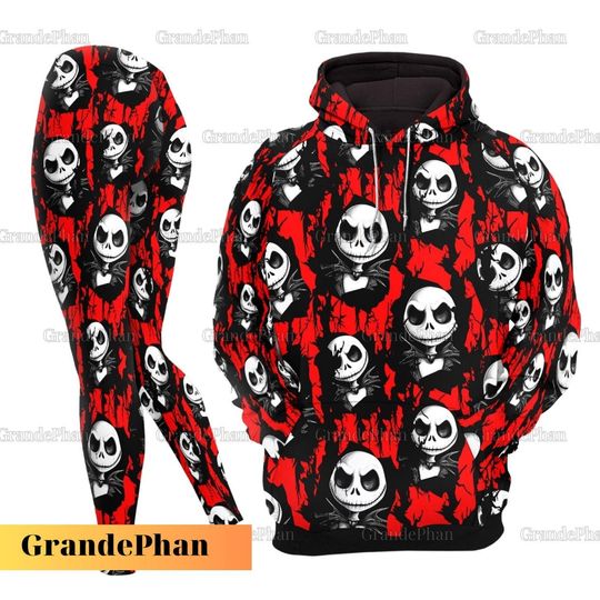Halloween Disney Jack Skellington Hoodie Legging, Halloween Movie Tshirt, Disney Halloween Shirt, Trick Or Treat, Spooky Season Shirt