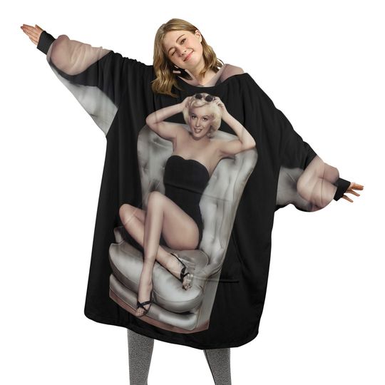 Marilyn Monroe Hoodie Blanket