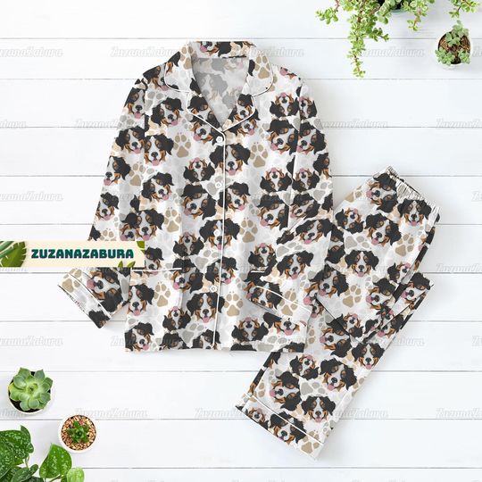 Discover Bernese Mountain Pajamas Set, Bernese Mountain Shirt, Bernese Mountain Pajamas