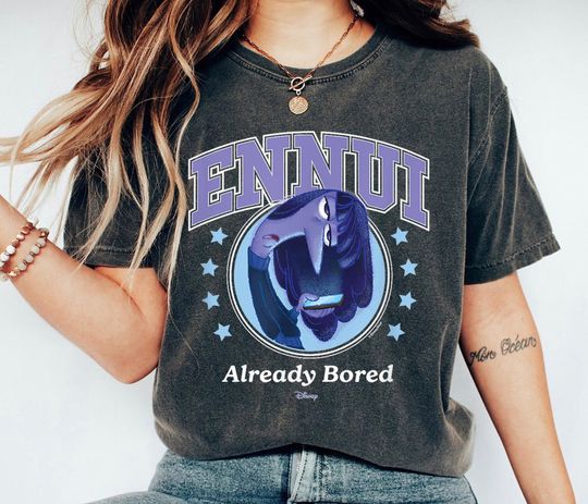 Ennui Shirt, Already Bored T-shirt, Inside Out 2 Tee, Emotion Character, Disney Family Vacation, Disneyland Trip