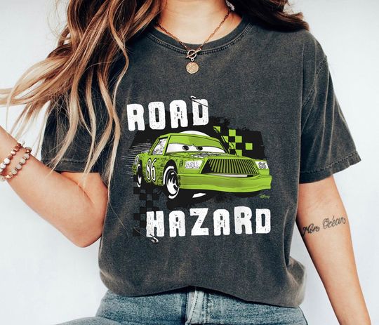Discover Road Hazard Chick Hicks Shirt, Cars Movie T-Shirt, Racer Tee, Lightning McQueen, Disney Family Vacation, Magic Kingdom, Disneyland Trip