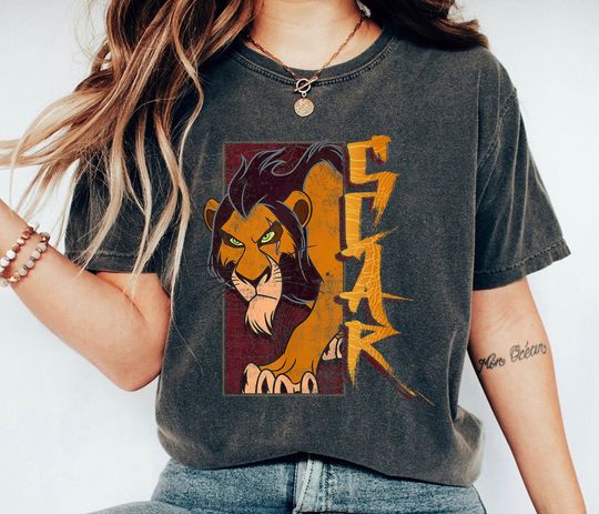 Discover Scar Shirt, The Lion King T-shirt, Disney Villains Tee, Family Vacation, Disneyland Trip