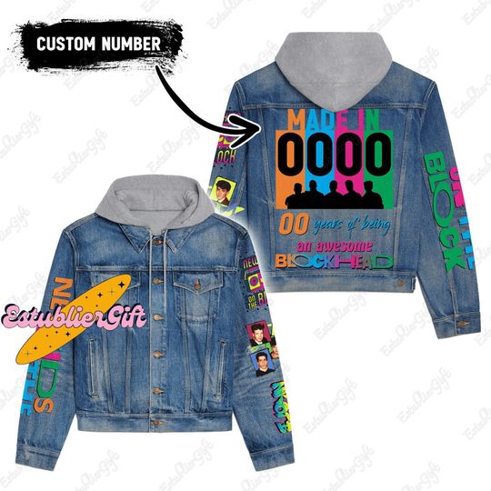 Discover NK on The Block Youth Jacket, NK on The Block Jacket, NK on The Block Jean Jacket, NKOT Block Denim Jacket