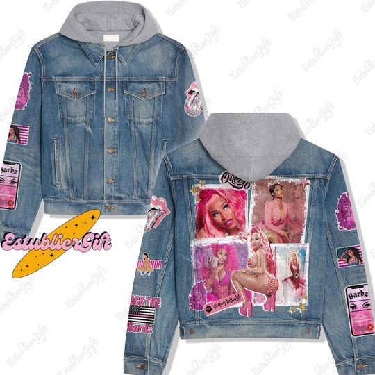 Nicki Minaj Youth Jacket, Nicki Minaj Denim Jacket, Nicki Minaj Jacket, Nicki Minaj Jean Jacket, Nicki Minaj Gift, Denim Jacket Women