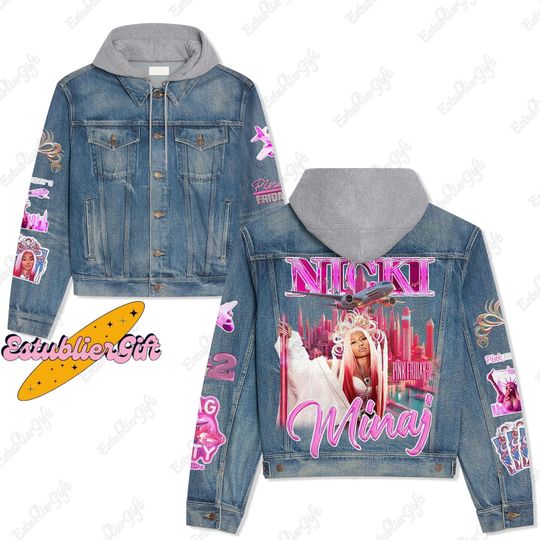 Nicki Minaj Youth Jacket, Nicki Minaj Denim Jacket, Nicki Minaj Jacket, Nicki Minaj Jean Jacket, Nicki Minaj Gift, Denim Jacket Women