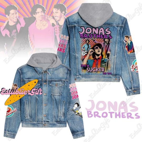 Jonas Brothers Youth Jacket, Jonas Brothers Jacket, Jonas Brothers Denim Jacket, Jonas Brothers Jean Jacket, Jonas Brothers Gift