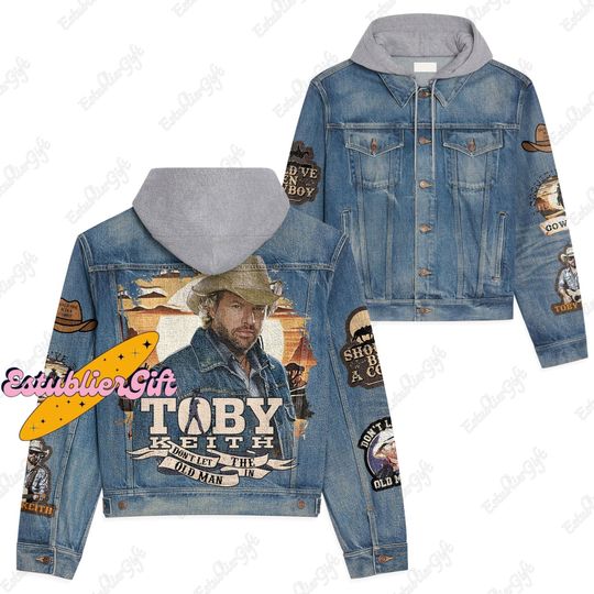 Toby Keith Youth Jacket, Toby Keith Denim Jacket, Toby Keith Jacket, Toby Keith Jean Jacket, Toby Keith Jacket Men, Anniversary Gift