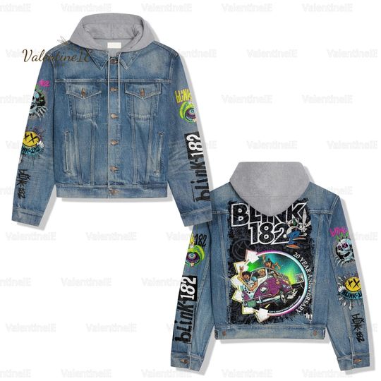 B182 Denim Jacket, B182 Jean Jacket, B182 Jacket, B182 Denim, B182 Tour Denim Jacket, B182 Fan Gift Shirt