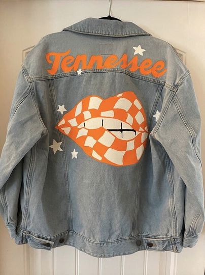 Discover University of Tennessee Lips Denim Jacket