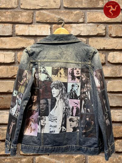 Discover Vintage Music Icon Denim Jacket | Taylor Art and Photos