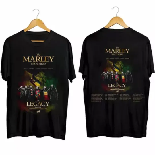 Discover The Marley Brothers 2024 Tour Shirt  The Marley Brothers Legacy Tour 2024 Shirt