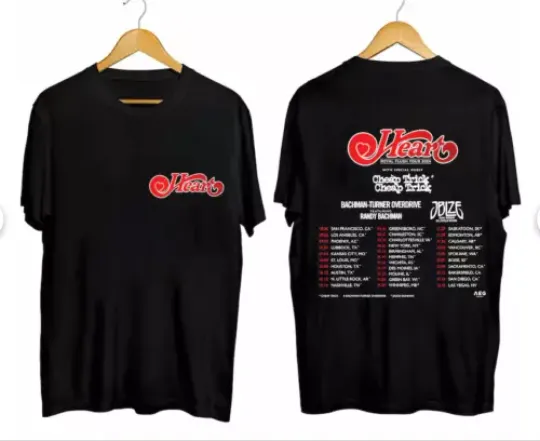 Heart 2024 Tour Shirt, Heart Band Fan Shirt, Heart 2024 Concert Shirt